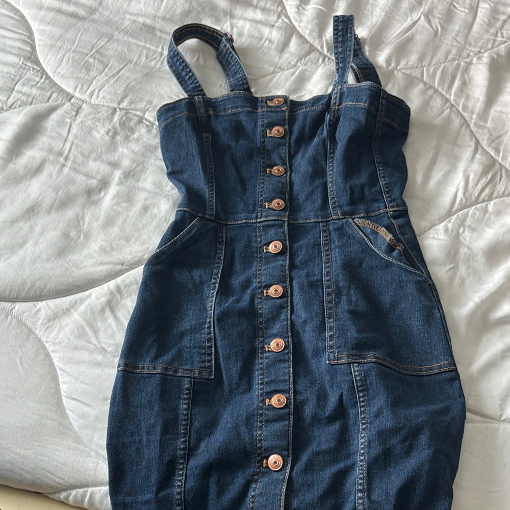 Divided Blue Denim Dress